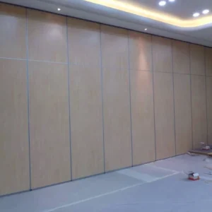 Collapsible Operable Acoustic Partition Wall for Auditorium Sound Insulation