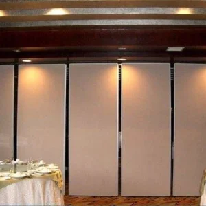 Collapsible Swing Door Sliding Wooden Panels Folding Wall Panel Partitions For Office Meeting Room
