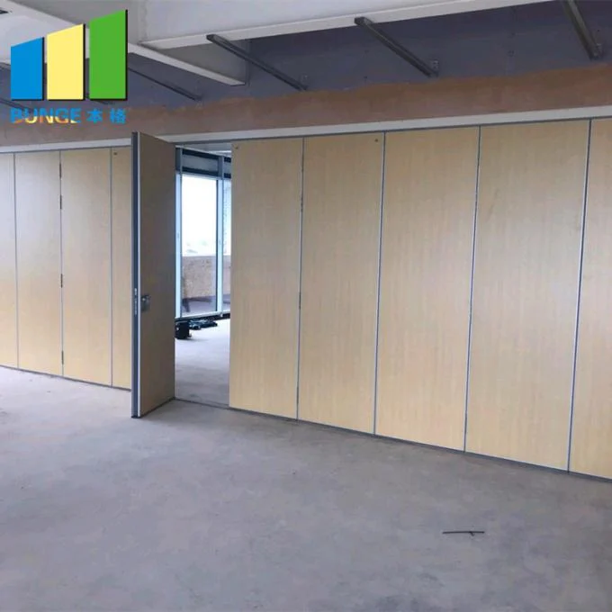 Collapsible Wooden Sliding Partition Walls / Acoustic Folding Wall 2