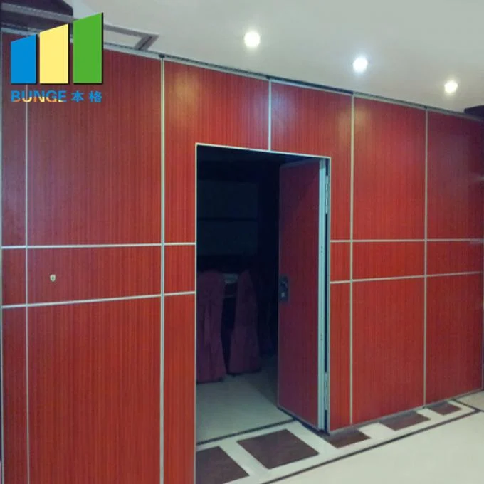 Collapsing Hotel Restaurant Movable Folding Wood Partition Walls In Sri Lanka 2