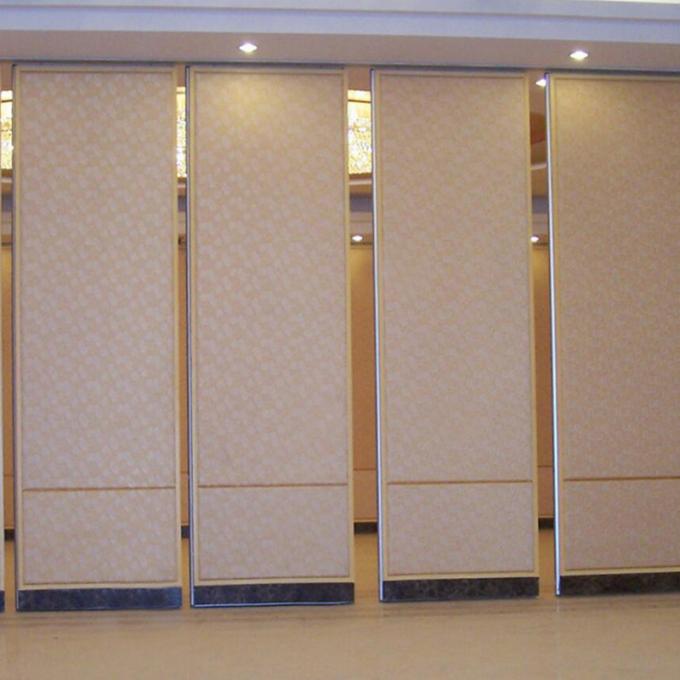 Collapsing Movable MDF Finish Folding Acoustic Partition Walls For Banquet Hall Hotel 1