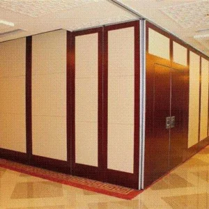 Collapsing Movable Wooden Folding Sound Proof Partitions Noise And Heat Reduction