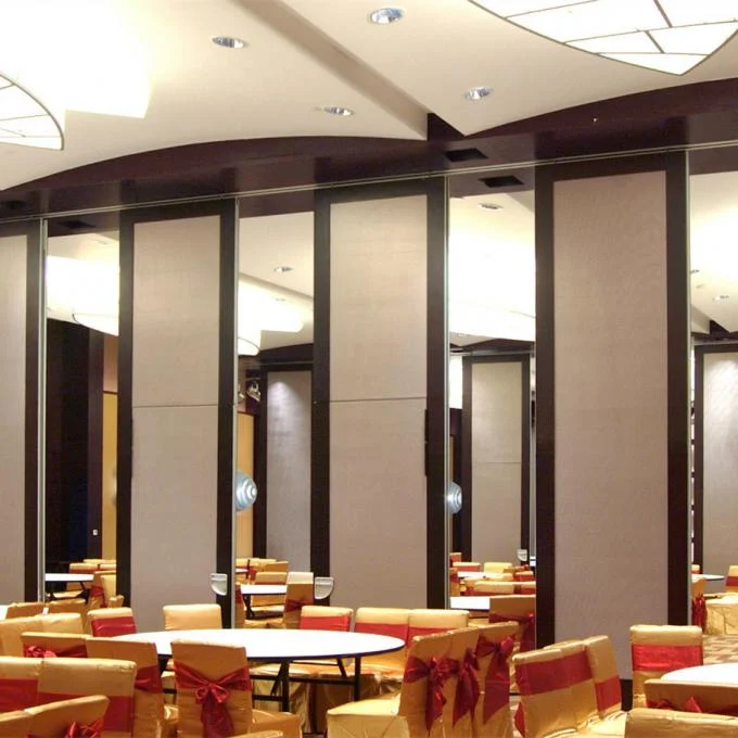 Convention And Exhibition Center Mobile Folding Partition Walls Acoustic Partition System 0