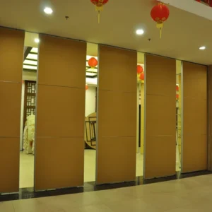 Commercial Acoustic Fabric Panels , Aluminum Sliding Screen Doors 85MM Room Dividers