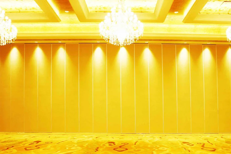 Commercial Acoustic Multi - Function Room Dividers With Aluminum Track