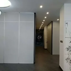 Commercial Aluminium Sliding Door / Office Folding Partition Wall Multi Color