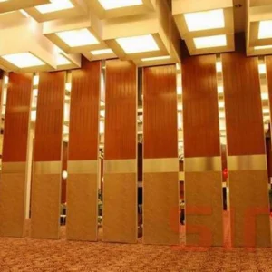 Commercial Folding Door Mdf Board Automatic Room Dividers For Great Hall