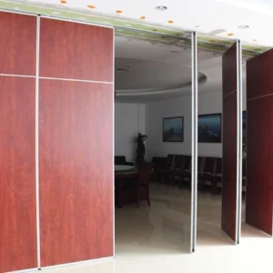 Commercial Folding Partition Doors / Melamine Board Movable Wall Partitions