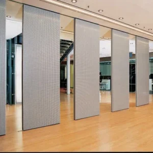 Commercial Furniture Acoustic Partition Wall For Office / Aluminum Alloy Frame Glass Partition 1