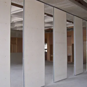 Commercial Furniture Office Partition Walls / Sound Insulation Movable Partition Door