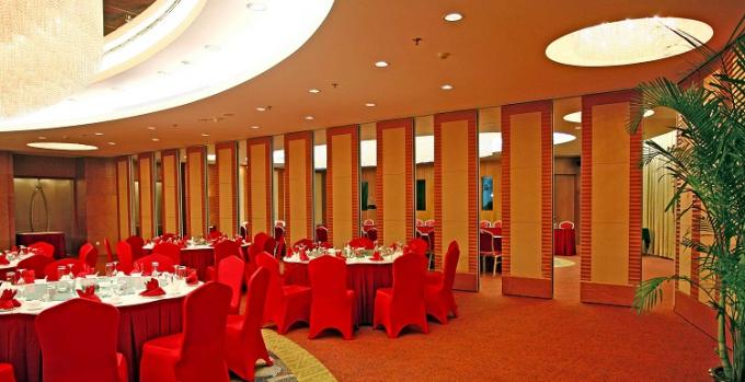 Commercial Furniture Sliding Movable Acoustic Partition Walls for Hotel 0
