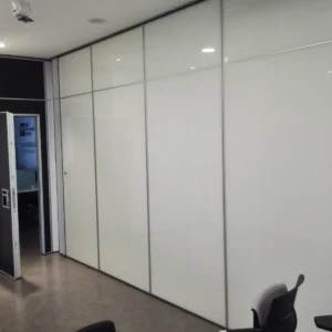 Commercial Movable Track Sliding Partition Walls Panel thickness 85 mm