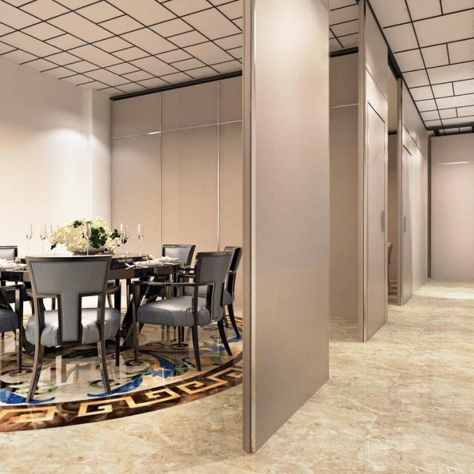 Commercial Restaurant Furniture Custom Design Folding Room Dividers Movable Partition Wall 1
