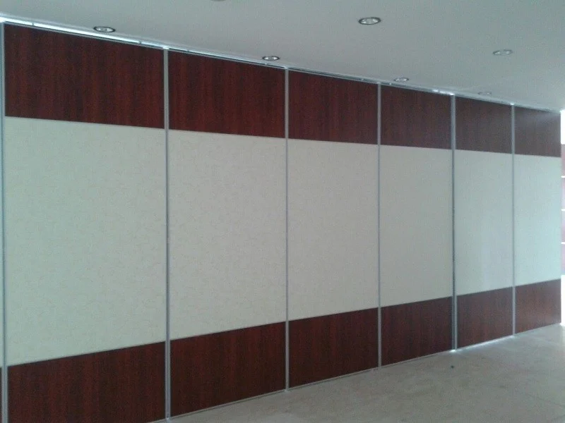 Commercial Sliding Partition Walls / 65mm Thickness Folding Room Dividers