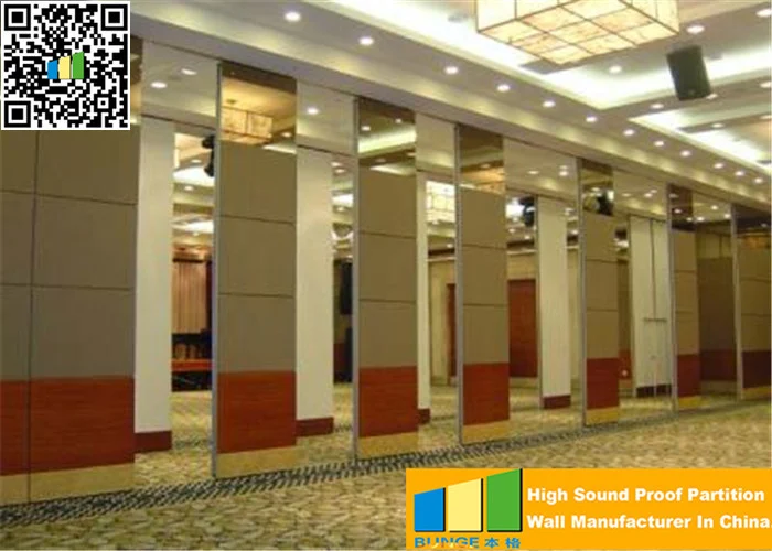 Commercial Sliding Partition Walls Office Aluminum Wall Divider Panels Separation