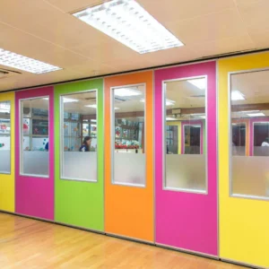Commercial Temporary Office Acoustic Room Dividers Melamine Surface 4m Height