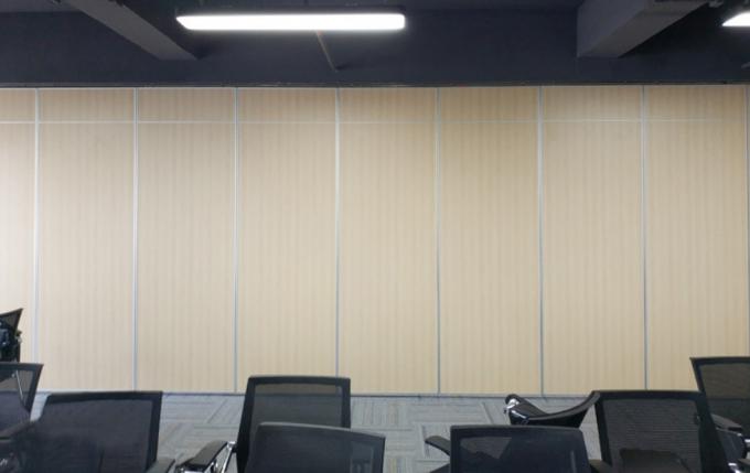 Commercial Used No Floor Track Movable color choose 80 mm Soundproof Operable Wall Partition For Office 1