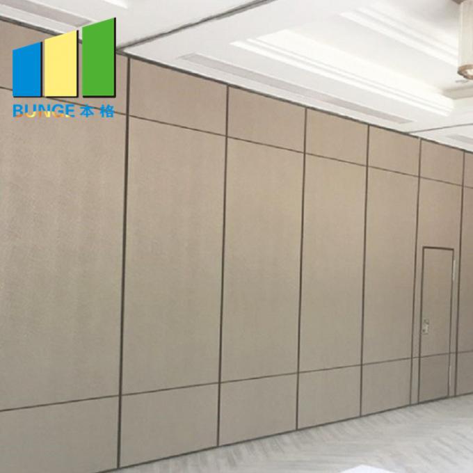 Conference Hall Acoustic Partition Sliding Door Movable Partition Wall System for Hotel 2