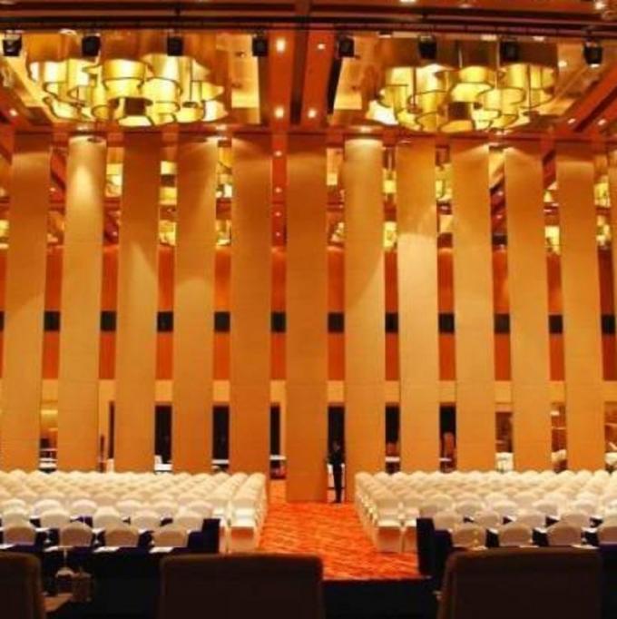 Conference Hall Movable Partition Walls , Decorative Sound Proof Sliding Room Dividers 1