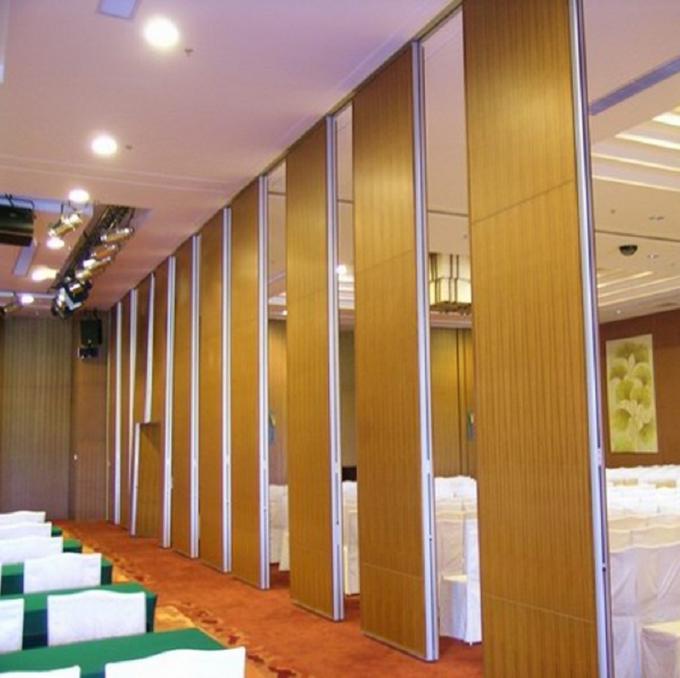 Conference Hall Movable Partition Walls , Decorative Sound Proof Sliding Room Dividers 0