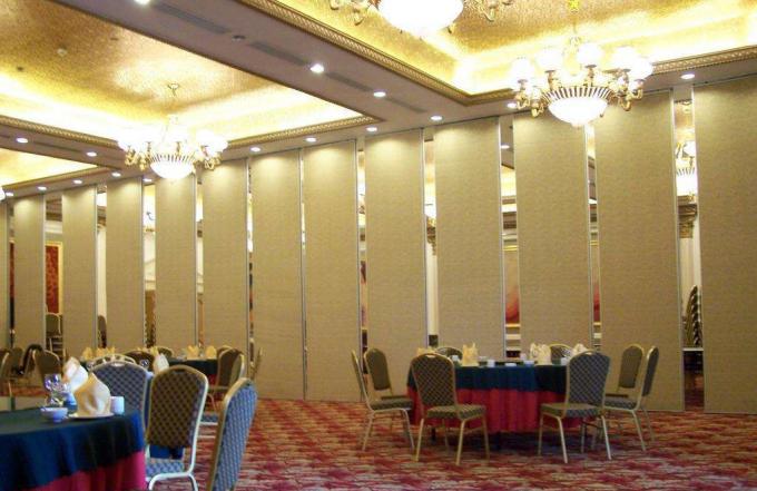 Conference Hall Movable Partition Walls , Sliding Door Roller Interior Sound Proof Wall Dividers 0