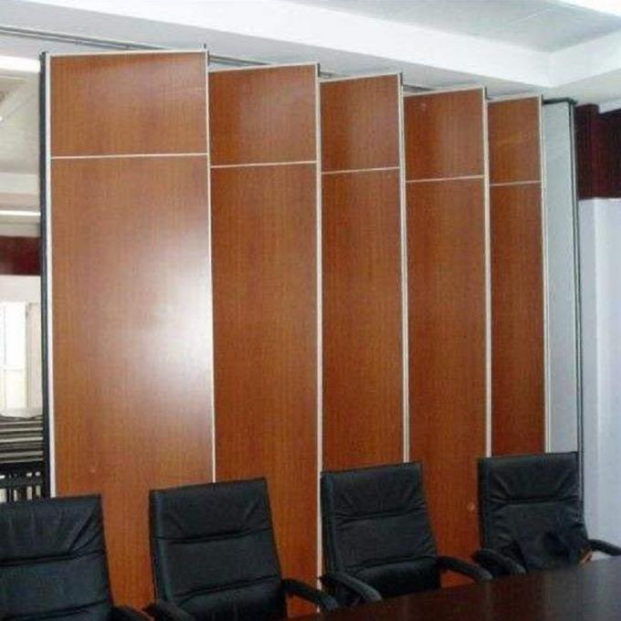 Conference Hall Sound Proof Partitions , Multi Color Sliding Folding Acoustic Room Dividers 0