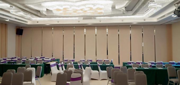 Conference Hall Soundproof Wooden Folding Movable Acoustic Partition Walls for Office 3