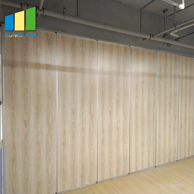 Conference Hall Soundproofing Foldable Wall Sliding Folding Partition With Access Door 2
