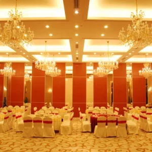 Conference Room Folding Partition Walls Customers Own Material Finish