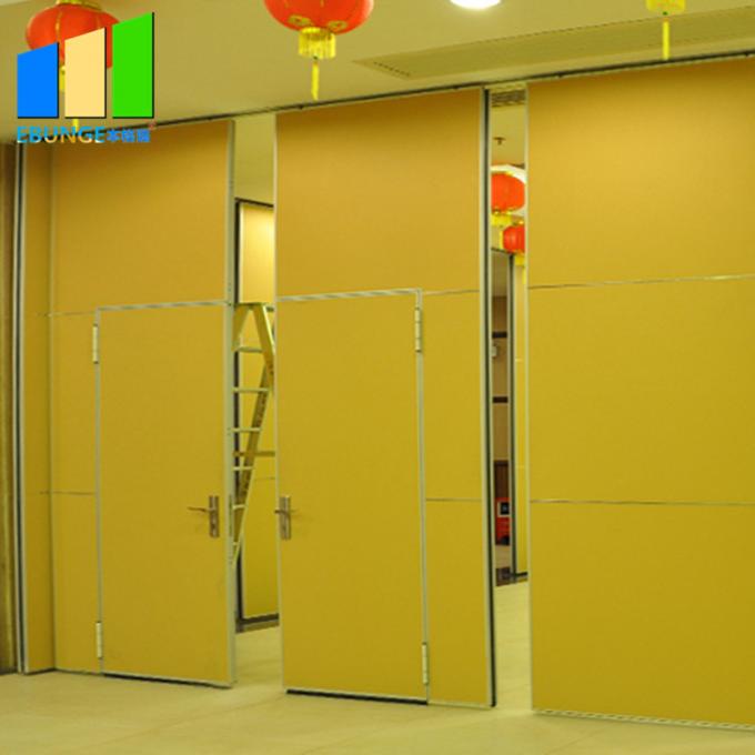 Conference Room Movable Sliding Foldable Walls Sound Proof Gypsum Partitions For Office 0