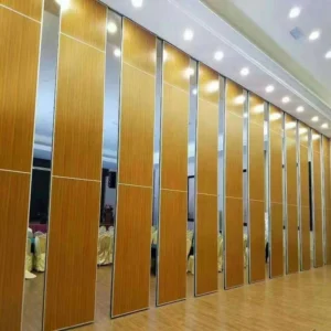 Conference Room Operable Banquet Hall Movable Soundproof Melamine 65 mm Partitions Walls