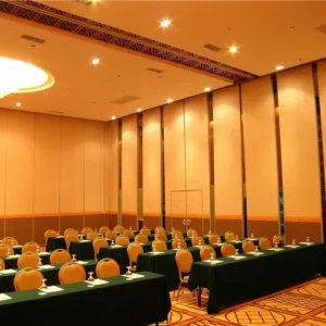 Conference Room Sliding Folding Partitions Movable Walls For Art Gallery