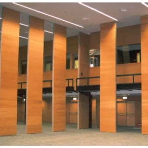 Conference Room Sliding Folding Partitions Movable Walls For Art Gallery