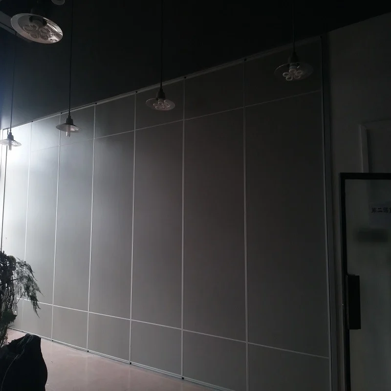 Conference Room Sound Insulation MDF Folding Movable Acoustic Partition Walls