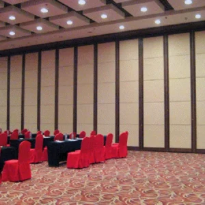 Conference Room Sound Proof Operable Folding Partition Walls Aluminum Frame