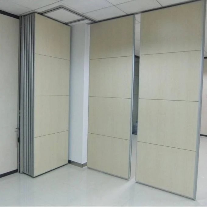 Conference Room Sound Proof Operable Folding Partition Walls Aluminum Frame 0