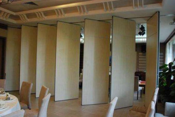 Conference Room Sound Proof Operable Partition Walls With MDF + Aluminum Material 2