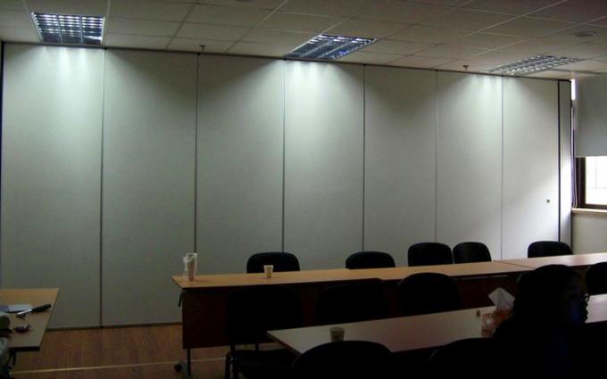 Conference Room Sound Proof Operable Partition Walls With MDF + Aluminum Material 1