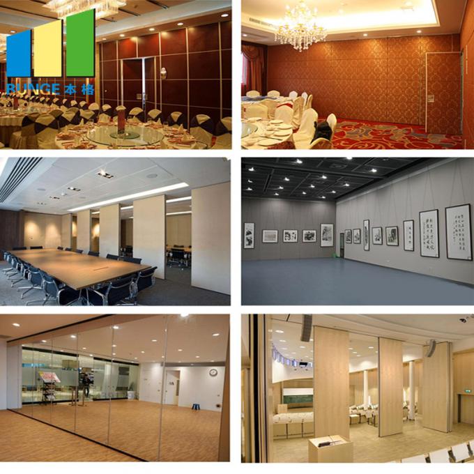 Conference Room Sound Proof Partitions , Sliding Folding Office Partitions 2