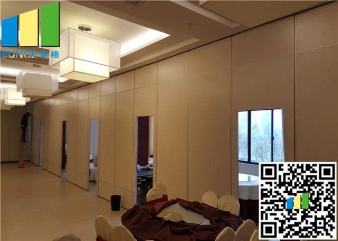Conference Room Sound Proofing Folding Movable Sliding Acoustic Partition Walls 1