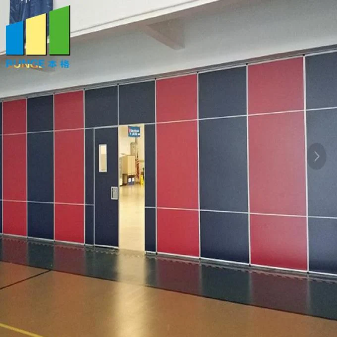 Conference Room Sound Proofing Sliding Acoustic Partition Wall For Office 1220 mm Width 2