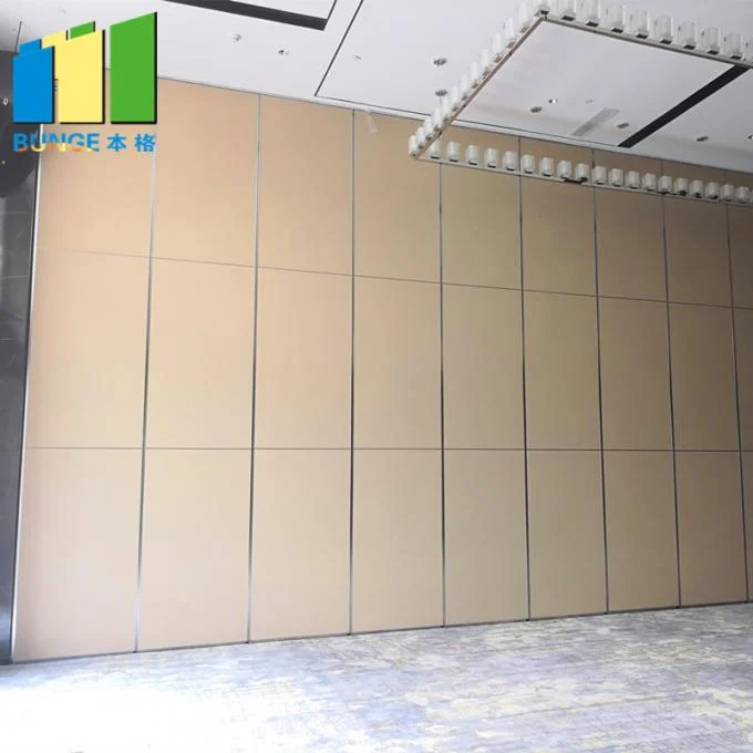 Conference Room Sound Proofing Sliding Acoustic Partition Wall For Office 1220 mm Width 0