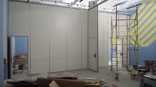 Congratulation for the folding partition walls project in Russia.