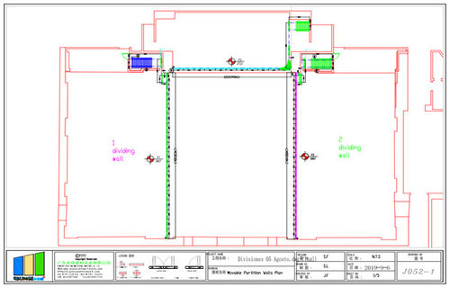 Congratulation on the finished project about ballroom movable walls in Colombia