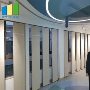 Contract Range 22.5 Mm Sliding Partition Walls / Movable Partition Wall Systems