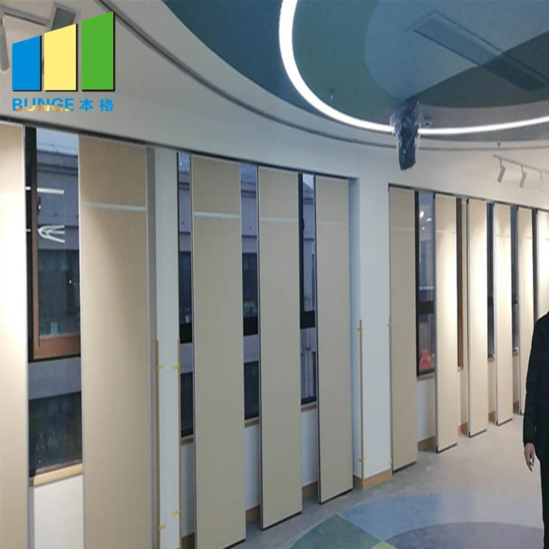 Contract Range 22.5 Mm Sliding Partition Walls / Movable Partition Wall Systems