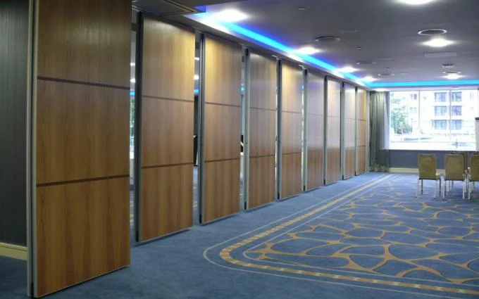Council Chamber Acoustic Folding Partition Walls 65mm Thickness For Conference 0