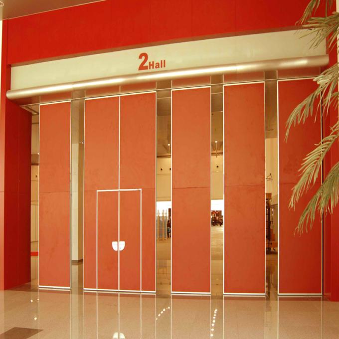 Council Chamber Movable Partition Walls / Smooth Folding Panel Partitions 0