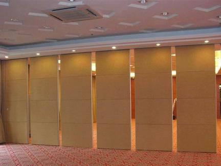 Custom Movable Partition Walls System With Aluminium Frame Sliding Track Roller 1