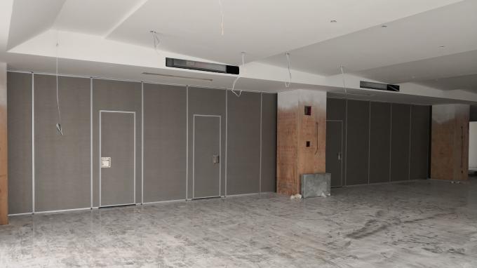 Custom Movable Sound Proof Walls For Dancing Room , Sliding Aluminium Track Operable Wall Systems 1
